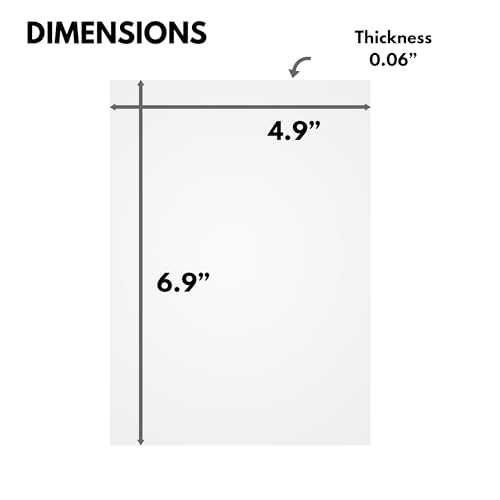 Icona Bay 5x7 Picture Frame Heat Strengthened Glass Replacement (5 x 7, 2 Pack) Replacement Glass for 5 by 7 Photo Frame, Real Glass Cover