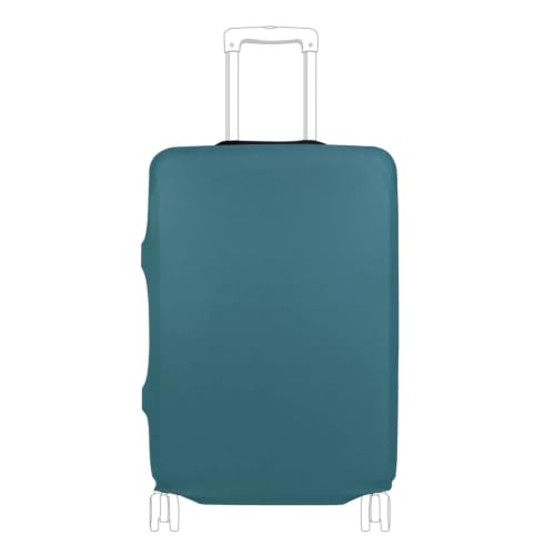 Housse de bagage turquoise anti-rayures et extensible pour grande valise XL