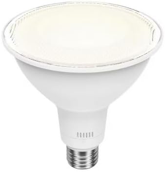 325W Equivalent 2700K, 3000K, 3500K, 4000K, 5000K, 6500K Selectable PAR 38 Dimmable LED Floodlight Bulb (1-Pack), White