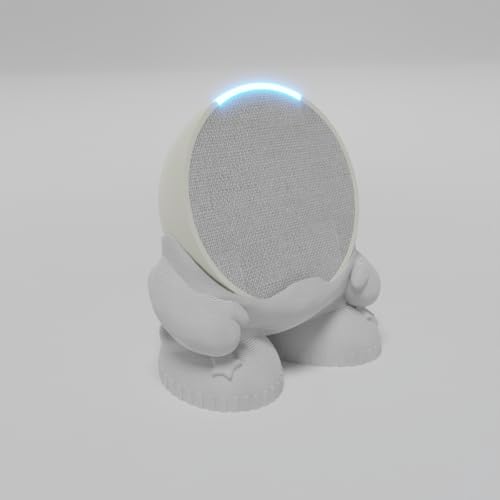 Splin Suporte Stand De Mesa para Alexa Smart Speaker Echo POP -Amazon- Pop Joy (branco)