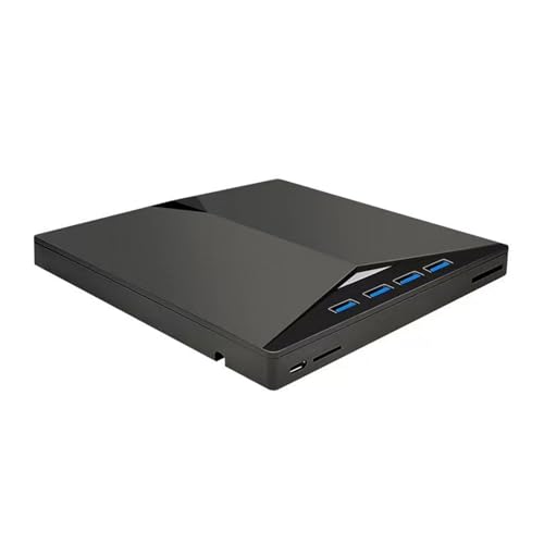 7 Port External Video Disc Drives with USB Ports Card Slots USB3.0 Portable Video Disc Disk Drives Player Burners Reader Writer
