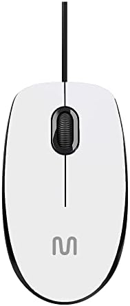 Mouse Com Fio MF400 Clique Silencioso Conexão USB 1200dpi Cabo de...