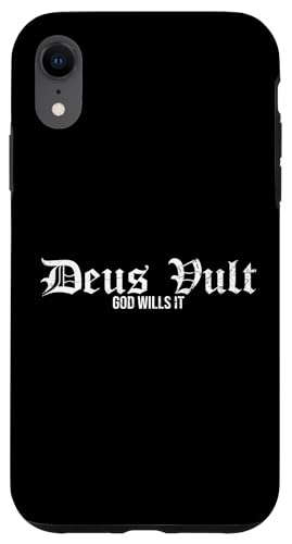 Crusader Deus Vult God Wills It Case for iPhone XR