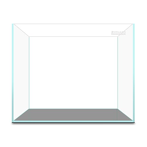 Image of LYPHARD AQUARIUMS 3.5 Gallon Rimless Aquarium, Ultra Clear Low Iron Nano Fish Tank for Betta Shrimp, L15xW5.5xH9.8 Glass Thickness 5mm with EVA Foam Leveling Mat