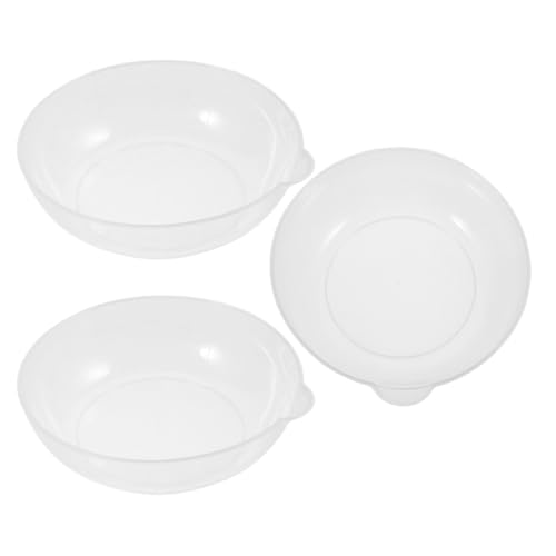 Sosoport Juego de 3 Bandejas para Báscula Digital de Cocina Bandejas de Plástico Transparentes Capacidad y Líneas de Medición para Pesar Ingredientes y Líquidos en Repostería y