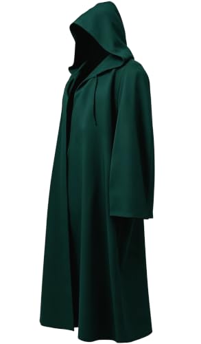 Image of GOLDSTITCH Men Hooded Robe Cloak Knight Fancy Cool Cosplay Costume
