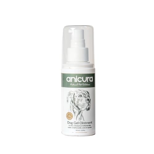 Anicura Natural Dog Gel Ointment 100ml Soothing Relief for Dry Itchy Skin Hot Spots Eczema & Allergies Reduces Redness Scratching & Discomfort Gentle Nourishing Skin Care
