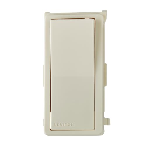 Image of Leviton Color Change Faceplate Only - Compatible with Decora Smart and Decora Digital Switches (Switch Not Included), DDKIT-ST, Light Almond