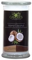 Jewelry In Candles ~ Island Coconut Soy Wax Candle - Infused with Natural Essential Oils