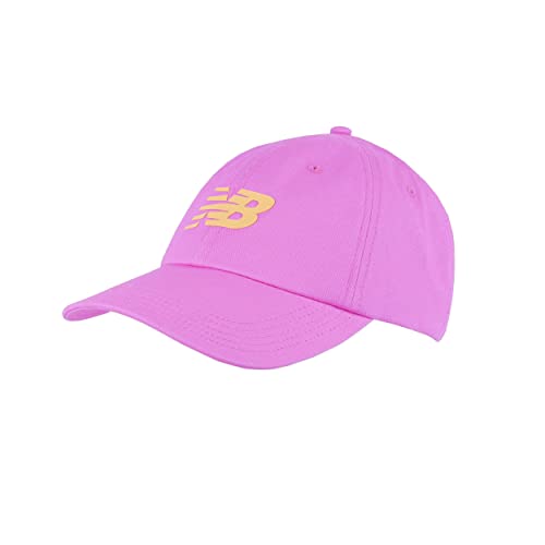 Image of New Balance Men's and Women's 6-Panel Curved Brim Hat, Adjustable Cotton Twill Cap
