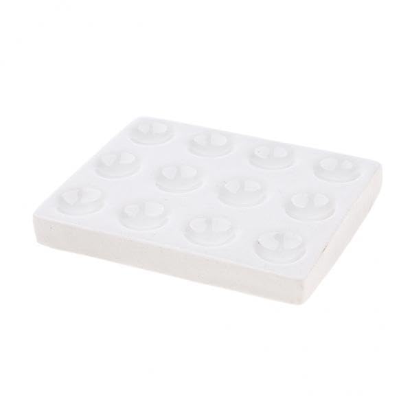 4xPorcelain Spot Plates Reaction Plate Lab Reusable, 12 Well-picture-16