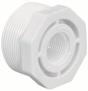 Lasco 439-168 1.25 x 1 in. PVC Threaded Reducer Bushing, MPT x FPT