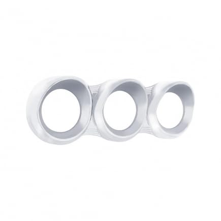 United Pacific 41720 - Gauge Panel - 2005 & Older Peterbilt 3 Gauge Cluster Cover With Visor - Horizontal