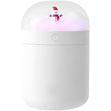 500 ml Luftbefeuchter mit USB-Stromversorgung, tragbarer USB-Auto-Luftnebelhersteller, 350 ml Mini-Schallwellen-Aromatherapie mit bunten LED-Lichtern für Fahrzeug, Zuhause (A)
