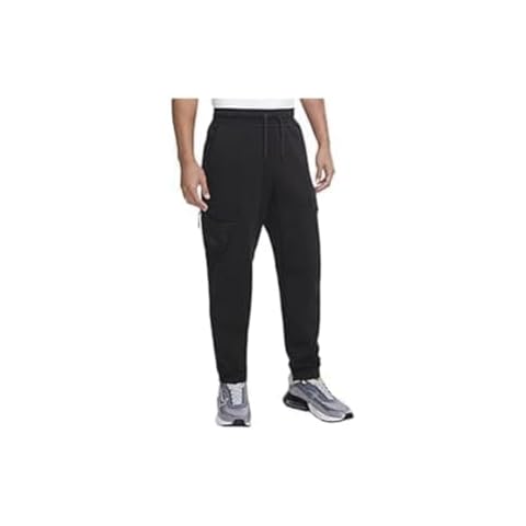 NIKE Men's Black Tech Fleece Utility Pants Cover