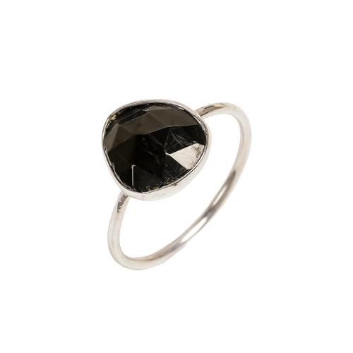 Bijoux en argent sterling 925 ShunGite RCR322 pour peaux sensibles et amateurs de gemmes