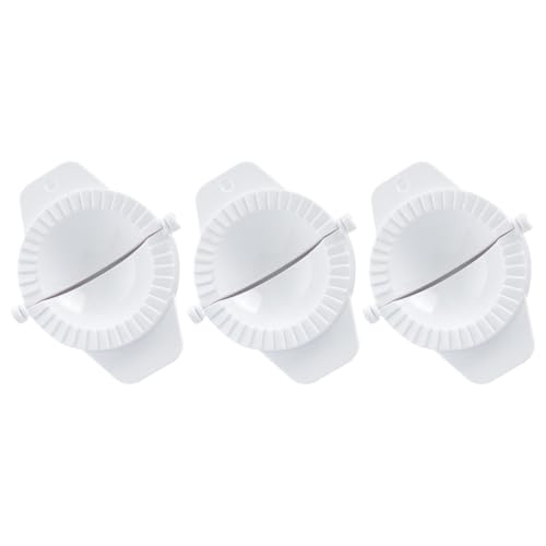 PRETYZOOM Convenient Dough Press Maker 3pcs Set Manual Dumpling Mould for Home and Restaurant Use