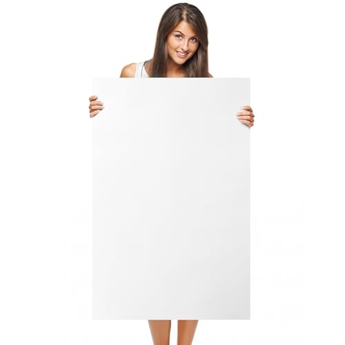 Tabla de cortar flexible extra grande 36x24 in plástico blanco miniatura 1