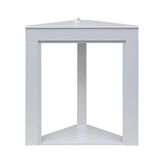 Rebecca Mobili Marco de Chimenea de Esquina, Chimenea de Esquina Decorativa, Blanco, MDF, para salón Dormitorio - Dimensiones: 100 x 90 x 45 cm (AxANxFON) - Art. RE6742