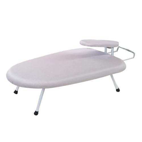 WJFTODAY Tabla de Planchar con Patas Plegables, Tablas de Planchar con Cuerpo de Placa po, Tablas de Planchar con Cuerpo de Placa porosa de PP y Funda 100% algodón, artículos Esenciales para el hogar
