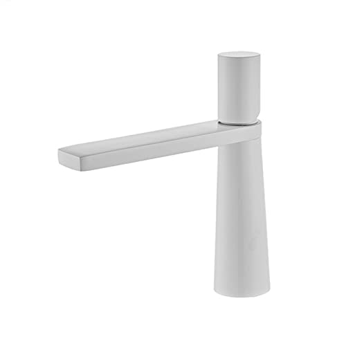 Bassin compatible avec le tapage à eau robinet en laiton de salle de bain 1 trou