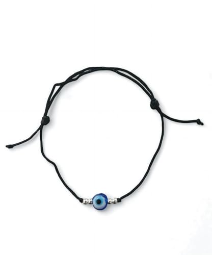 TODANI JEMS Exclusive Silver 4 Ball + Evil Eye Designer Black Thread Anklet For Women & Girls Adjustable 1 Piece (B0DBQ5DQGD) Amazon Price History, Amazon Price Tracker