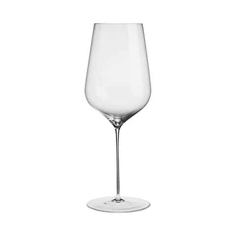 NUDE GLASS Handmade Stem Zero Trio Red Wine Glass - 17.25 fl oz / 2.5/9.25 inch Cover