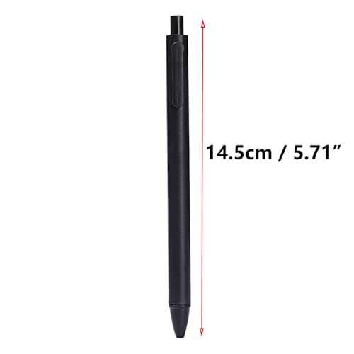 Bolígrafo retráctil de gel punta fina 0.5mm negro miniatura 2