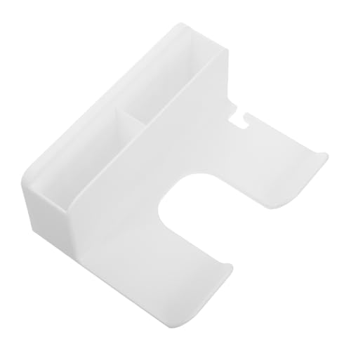 SOLUSTRE Hair Dryer Organizer Wall Mount Hair Dryer Rack Bathroom Accessory No Drill Plastic