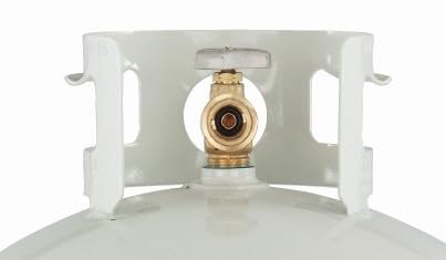 New 30 lb. Steel Propane/LP Cylinder with OPD Valve White 30LBLPG