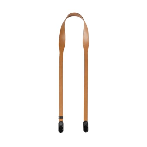Peak Design Leather Form Camera Strap Tan Full-grain 46.65 Inch Standard Cross-Body Fixed Length Quick Release & Connection Integrated Hardware 100 lb Capacity Camera Straps for Photographers