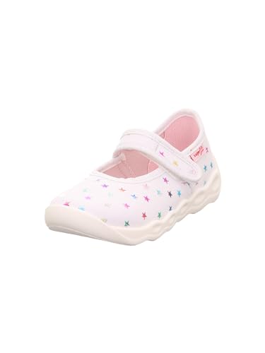 Superfit Mädchen Bubble Hausschuhe, Weiß 1010, 38 EU Weit – Ansicht 1
