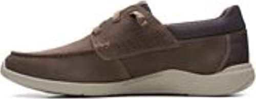 Clarks Gorwin Moc Sneaker, Brown Nubuck, 8 Medium | Image 3