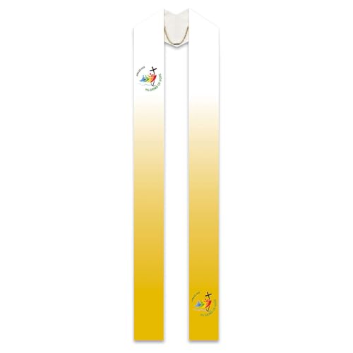Holyart Slabbinck stole with Jubilee 2025 official logo printed in ENG