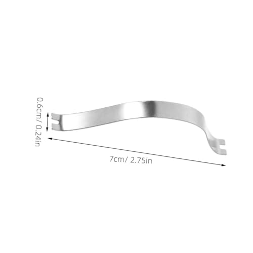 Image of Picture Hanging Hardware 100pcs Aluminum Alloy Hooks Drywall Clips Frame Backing Small Spring Clips