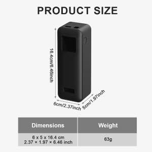 Image of ZORBES Compatible with Anker Prime 27650mAh Power Bank, Silicone Protective Cover Anti-Scratch Water-Resistant Silicone Guard Shield Case Designed for Reliable Daily Use and Enhanced Grip