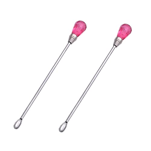 LIFKOME 2Pcs Sealing Wax Stirring Sticks for Melting Wax Long Handle Design for Safety Easy to Clean for Candle Making and Craft Projects for Sharing with Friends