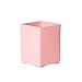 Produktbild Fliyeong  Kunststoff Stifttopf Stifthalter Einfarbig Quadrat Stifttopf Mesh Pinsel Stifthalter Make-up Pinsel Aufbewahrungsbox Organizer Rosa Kostengünstig und langlebig