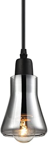 Lanterne en verre suspension au style nordique unique pour éclairage de couloir