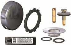 Push Pull Stopper, Watco Universal Innovator Overflow Cover QuickTrim Kit