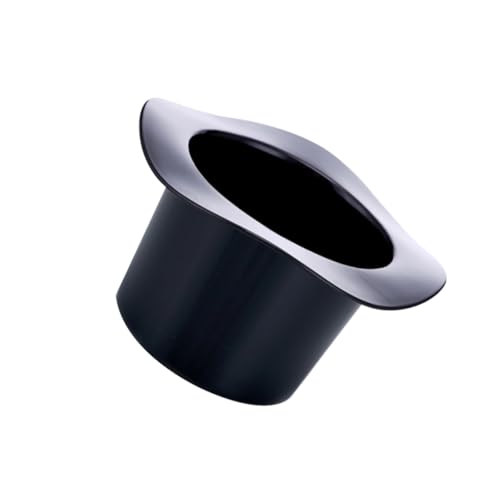 Ciieeo Seau à Glaçons Design Chapeau Plastique Noir Seau à Boissons Oval Refroidisseur pour Vin Et Boissons Fraîches Élégant Et Fonctionnel pour Fêtes Et Bars