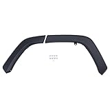 MOTOKU Black Rear Door Flare Arch and Rear Wheel Fender Flare Opening Trim Molding Moulding Set for Toyota RAV4 2019-2022 Left Driver Side
