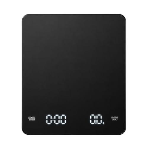 Image of AAshonee Digital Coffee Scale, 0.1g Precision, 3000g Capacity, Auto & Manual Timer, Type-C Rechargeable