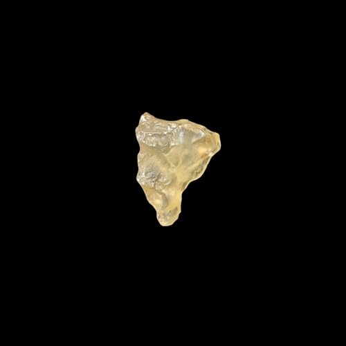 Image of Libyan Desert Gold Tektite 7.18g, Extremely Rare Meteorite Impact Glass, 1pc 31mm A-Grade Natural Specimen, Found in Only in Egypt ID#R
