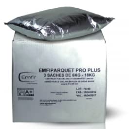 EMFIPARQUET Pro Plus - Colla per parquet, lavorabile con spatola, 18 kg