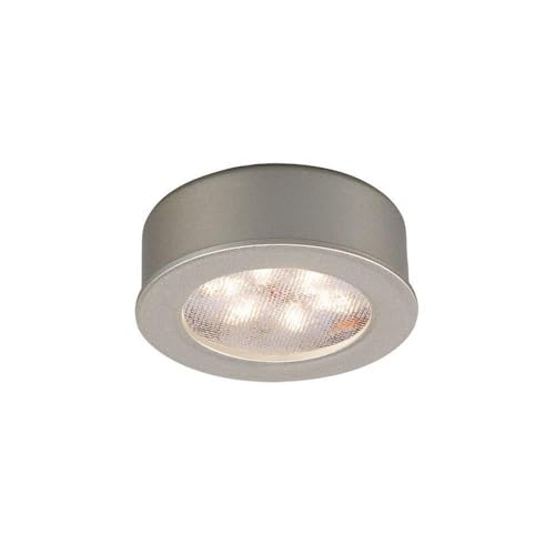 Image of WAC Lighting HR-LED87-27-BN 3000K Soft White Round LED Button Light, Brushed Nickel