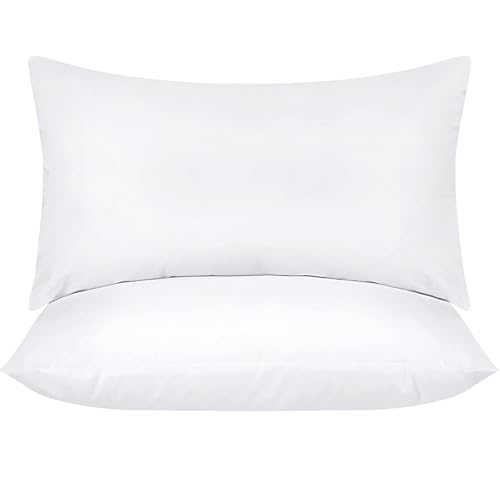 Viste Tu Hogar, Pack 2 Relleno De Cojín 30x50cm Fibra De Poliéster Con Cremallera Invisible Suavidad Y Soporte Óptimos Ideal Para Todas Las Estaciones, Fabricado En España