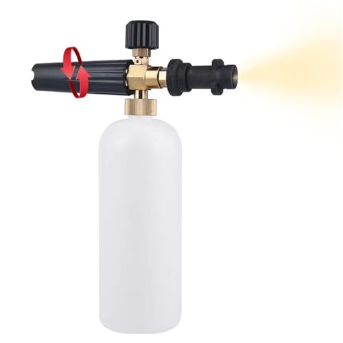 Boquilla de espuma ajustable para eliminar la suciedad del coche sin rayar 4