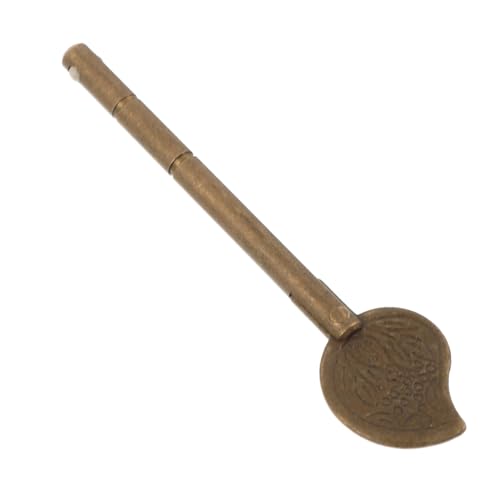 Artibetter Cerrojo De Latón Para Puerta De Estilo Retro Con Pasador De Seguridad Cerradura Clásica Para Gabinete Y Muebles Fácil Instalación 4.33X0.82 Pulgadas