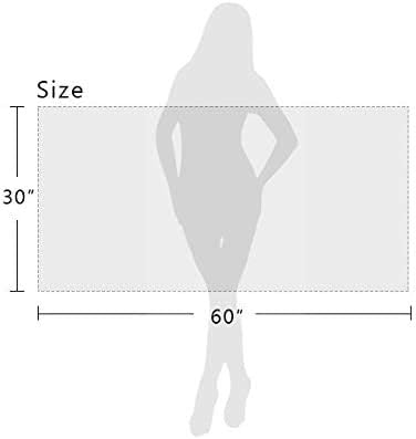 Miniatura 9 de JML - Paquete de 2 toallas de baño de microfibra, extragrandes, 30 x 60pulgadas, suaves, superabsorbentes y secado rápido, multiusos, para deportes